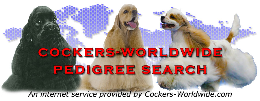 Cockers-Worldwide Pedigree Database search